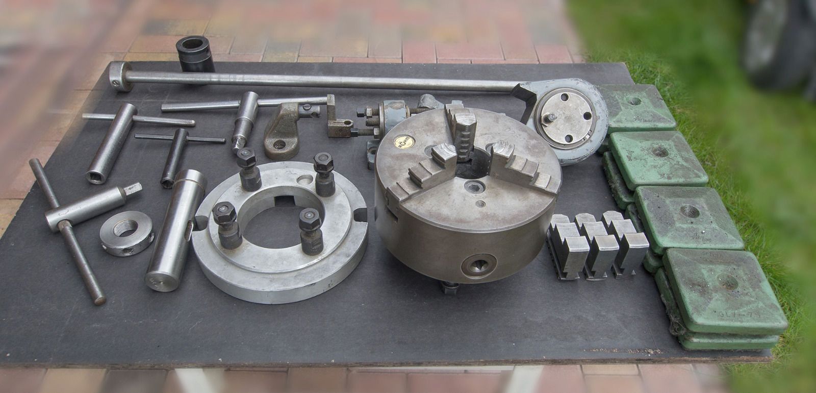 Weiler Drehmaschine Drehbank Praktikant mit div. Zubehör