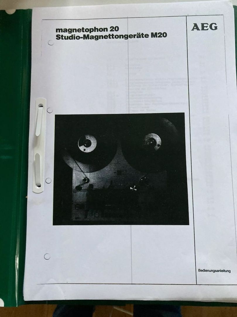 AEG magnetophon 20