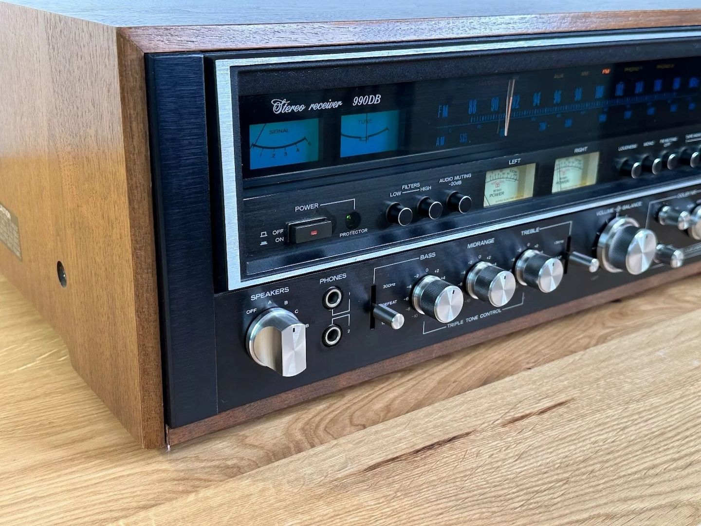 Verstärker Sansui 990 db Schwarz 9090 db Rare Hifi Vintage