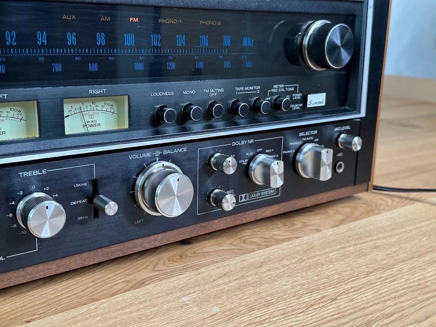 Verstärker Sansui 990 db Schwarz 9090 db Rare Hifi Vintage