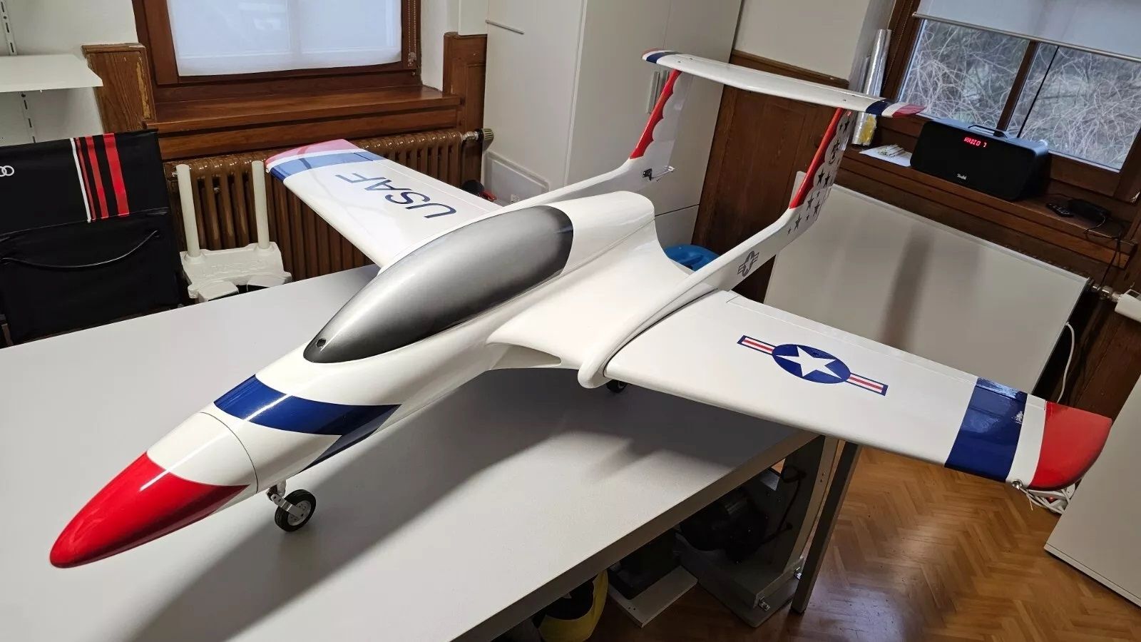 Thunderbird Design mit JetCat P 100 RX Neuwertig