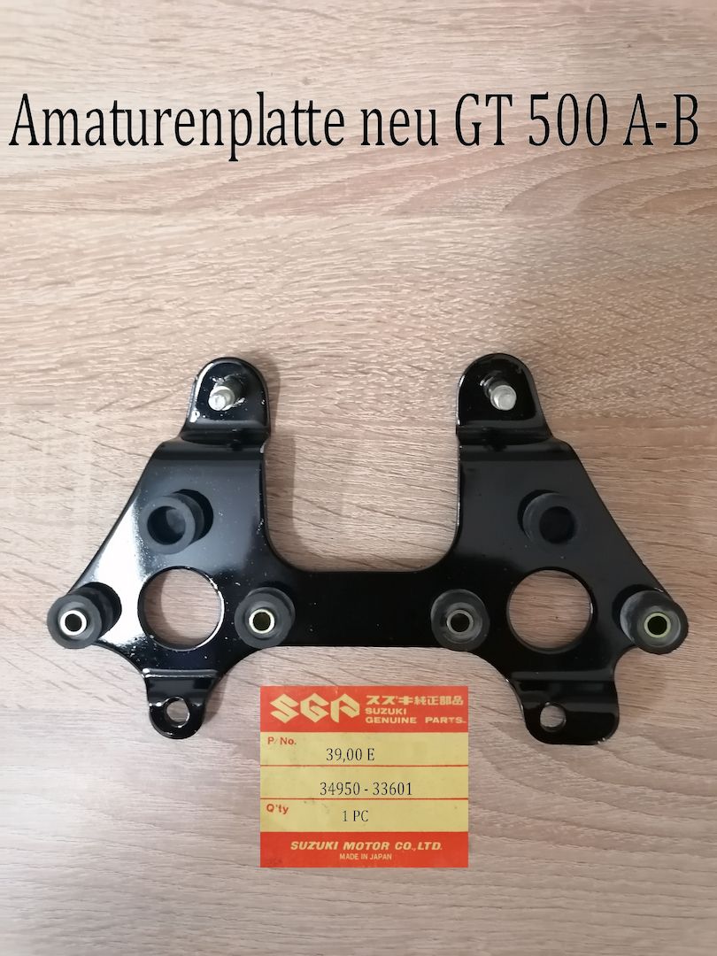 Suzuki GT 500 Amaturenplatte
