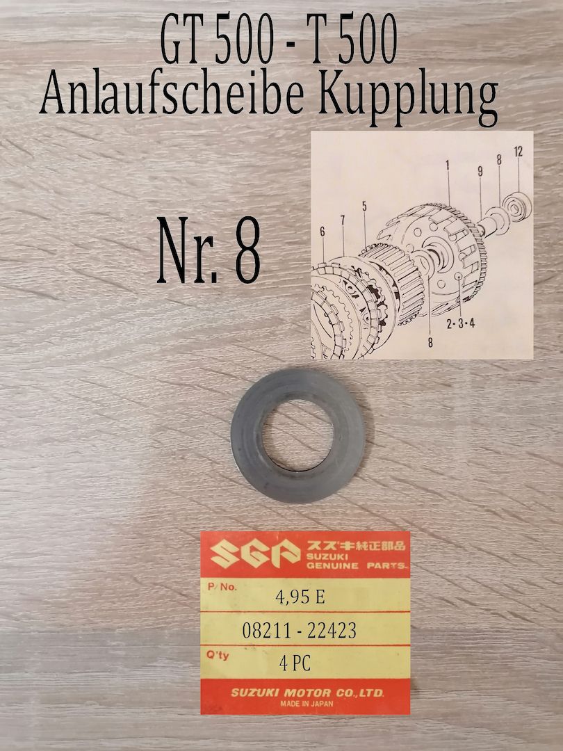 Suzuki GT 500 - T 500 Anlaufscheibe Kupplung