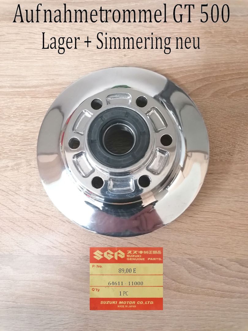 Suzuki GT 500 - T500 Aufnahmetrommel