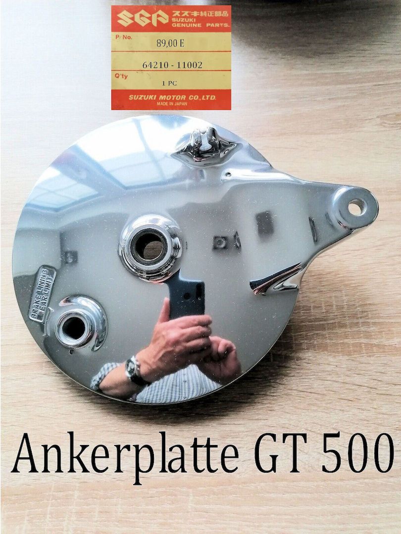 Suzuki GT 500 -T 500 Ankerplatte
