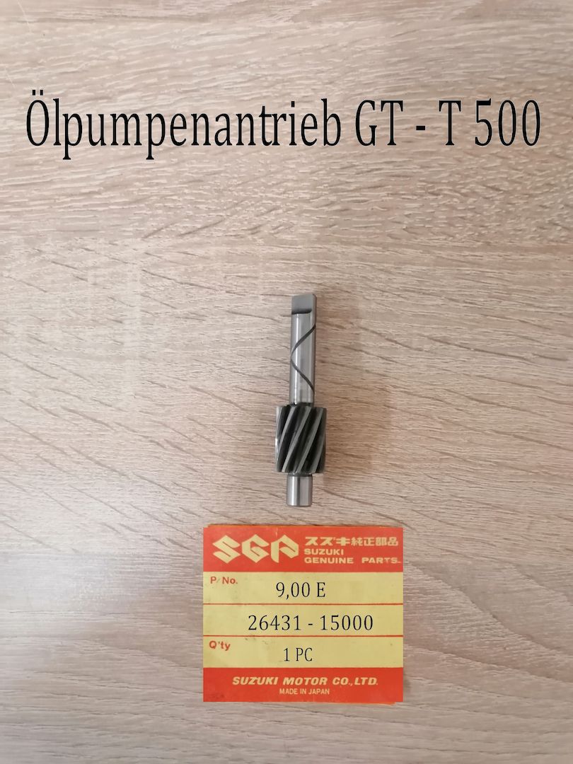 Suzuki GT 500 - T500 Ölpumpenantrieb