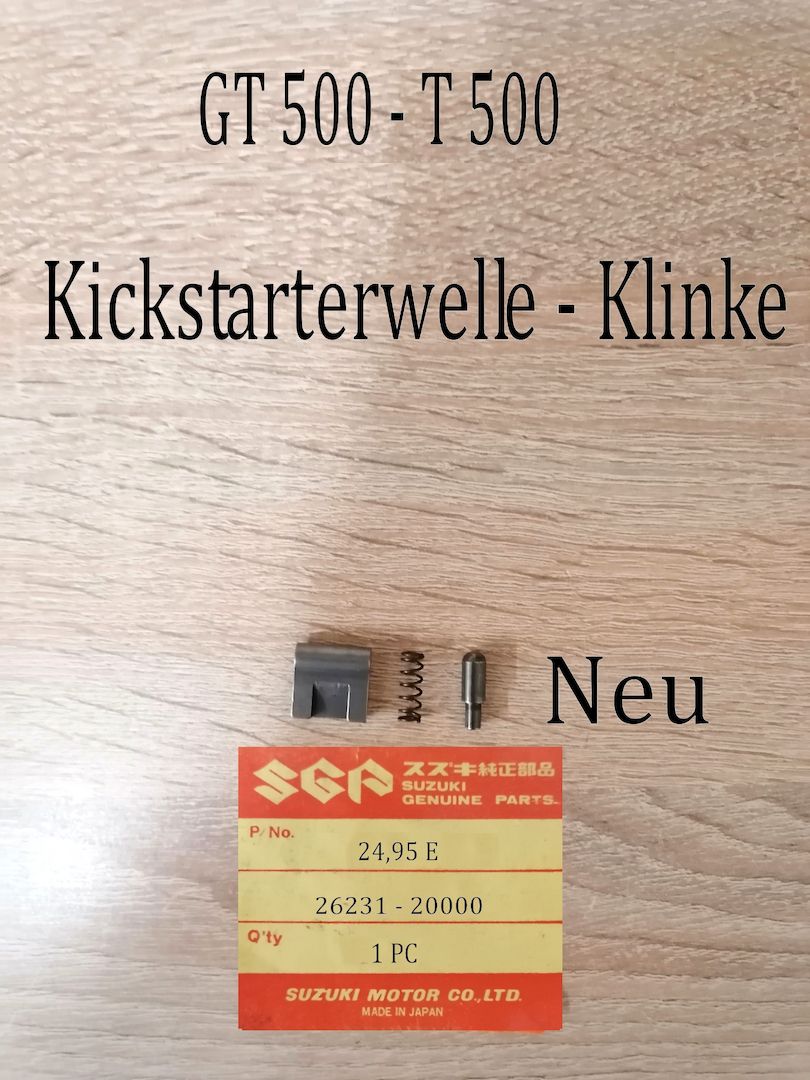 Suzuki GT 500 - T 500 Klinke Kickstarterwelle
