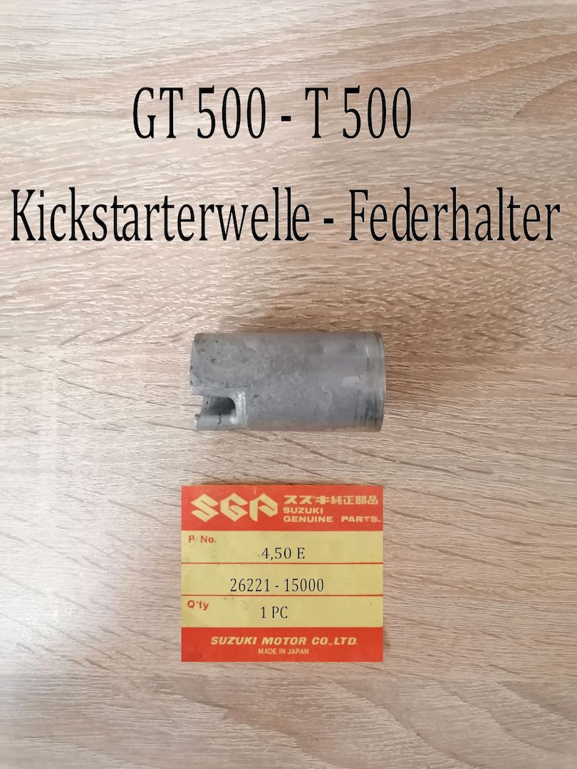 Suzuki GT 500 - T 500 Federhalter Kickstarterwelle