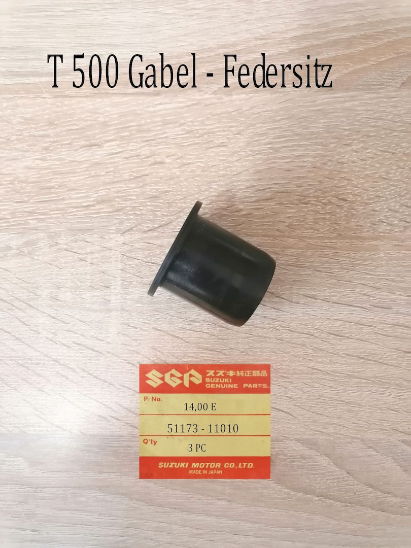 Suzuki T500 Gabel Federsitz
