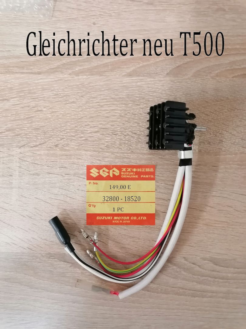 Suzuki T500 Gleichrichter