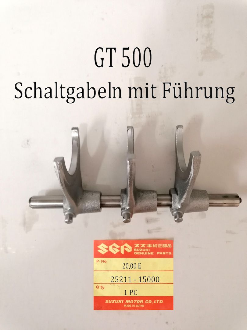 suzuki GT 500 - T 500 schaltgabeln.