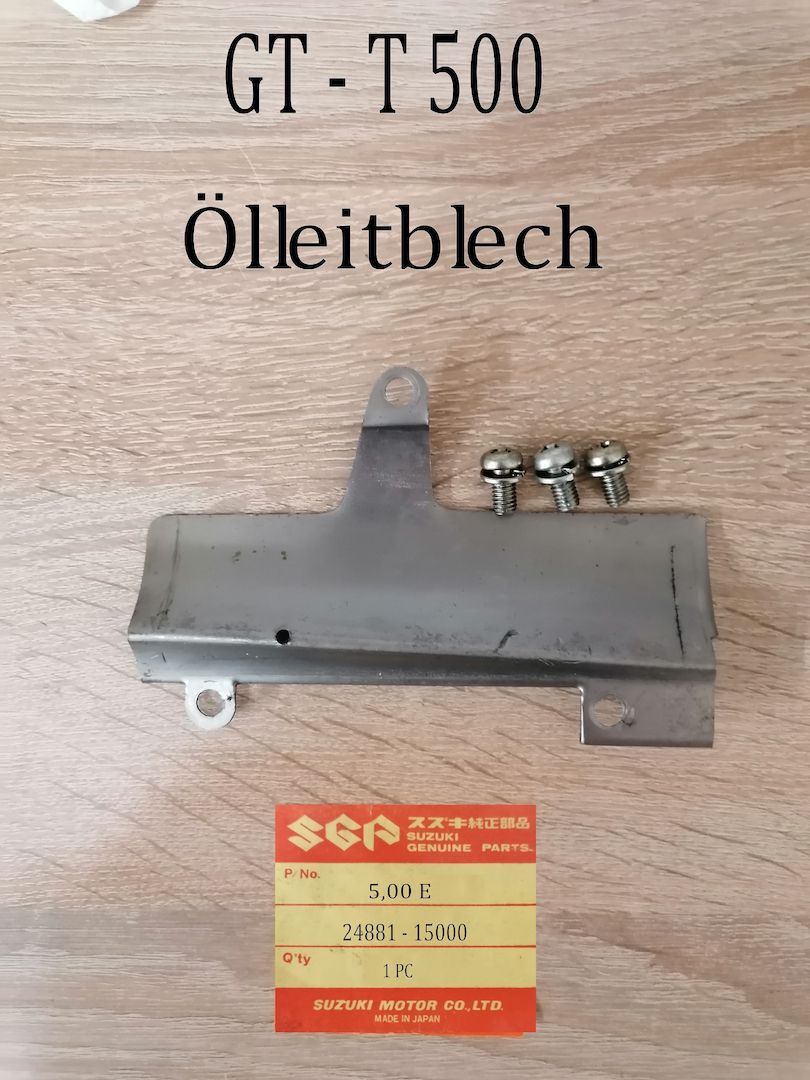 Suzuki GT 500 - T 500 Ölleitblech