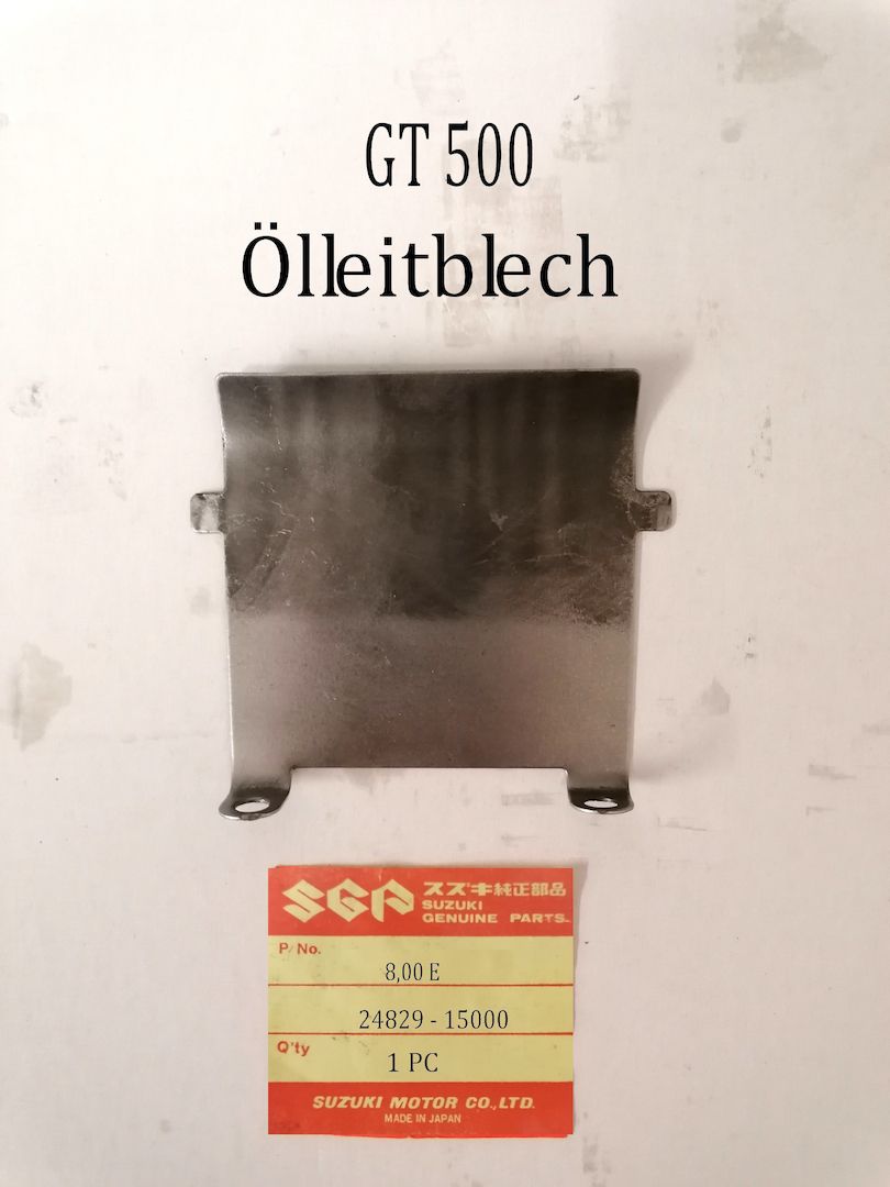 Suzuki GT 500 Ölleitblech