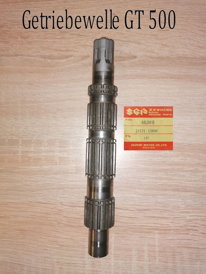 Suzuki GT 500 - T500 Getriebewelle