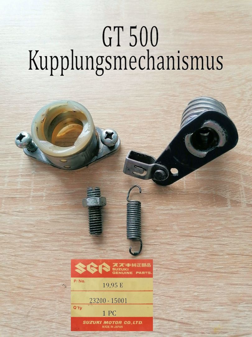 Suzuki GT 500 - T500 Kupplungsmechanismus