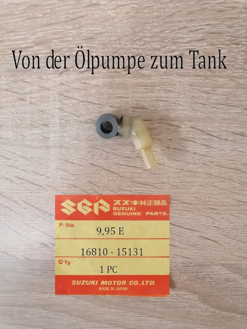 Suzuki GT 500 - T500 Ölleitung