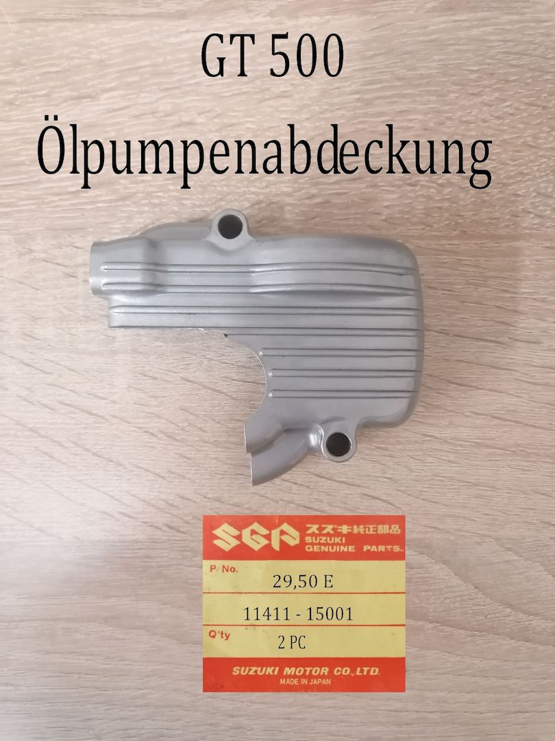 suzuki GT 500 - T500  Ölpumpenabdeckung