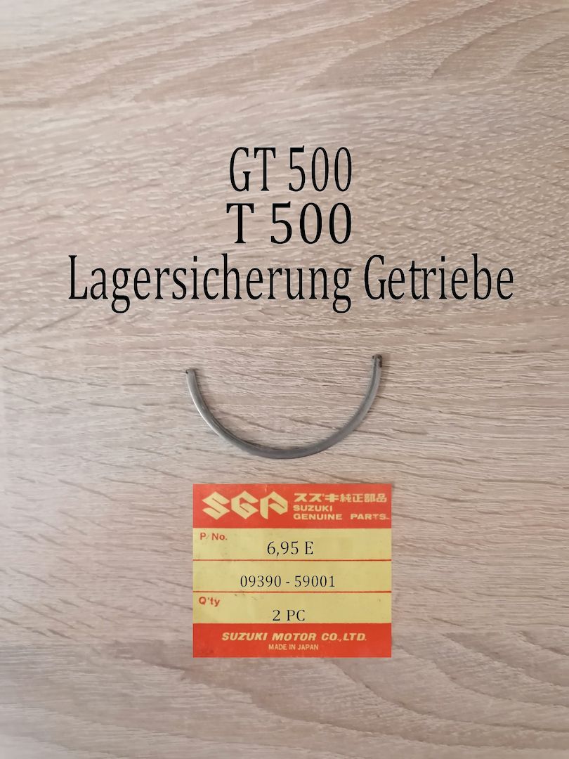 Suzuki GT 500 - T500 Lagersicherung