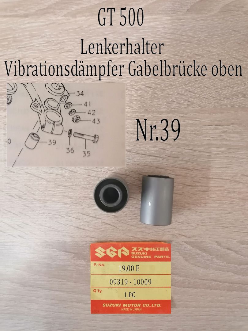 Suzuki GT 500  Vibrationsdämpfer Gabelbrücke