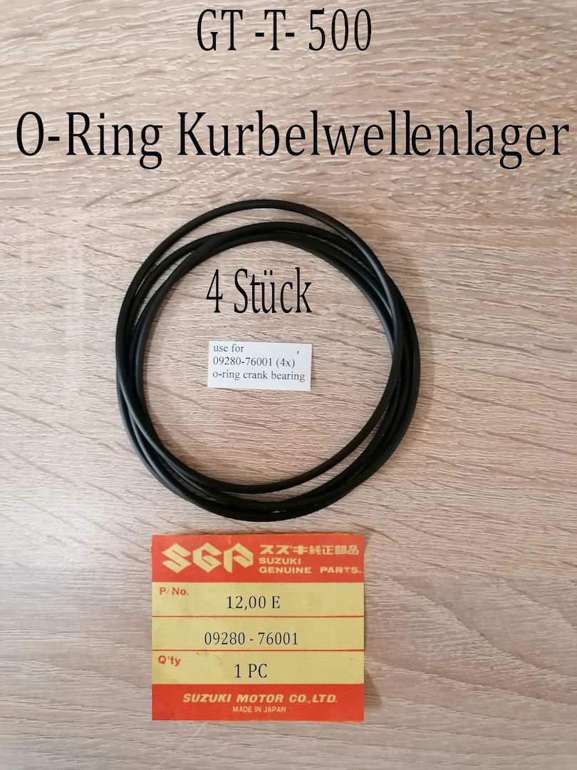 Suzuki GT 500 - T500 O-Ringe Kurbelwellenlager
