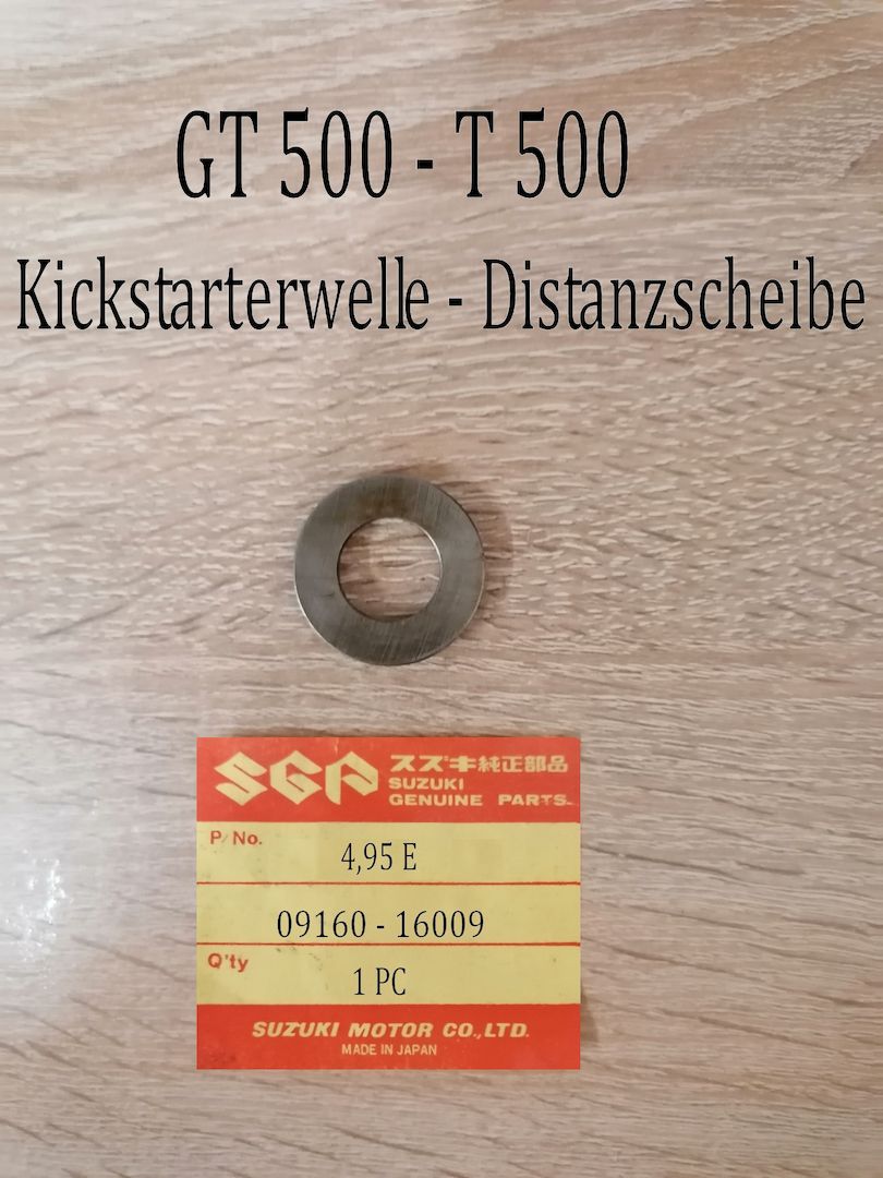 suzuki GT 500 - T500 Distanzscheibe Kickstarterwelle