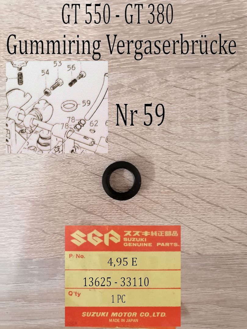 Suzuki GT 550 - GT 380 Vergaserteile