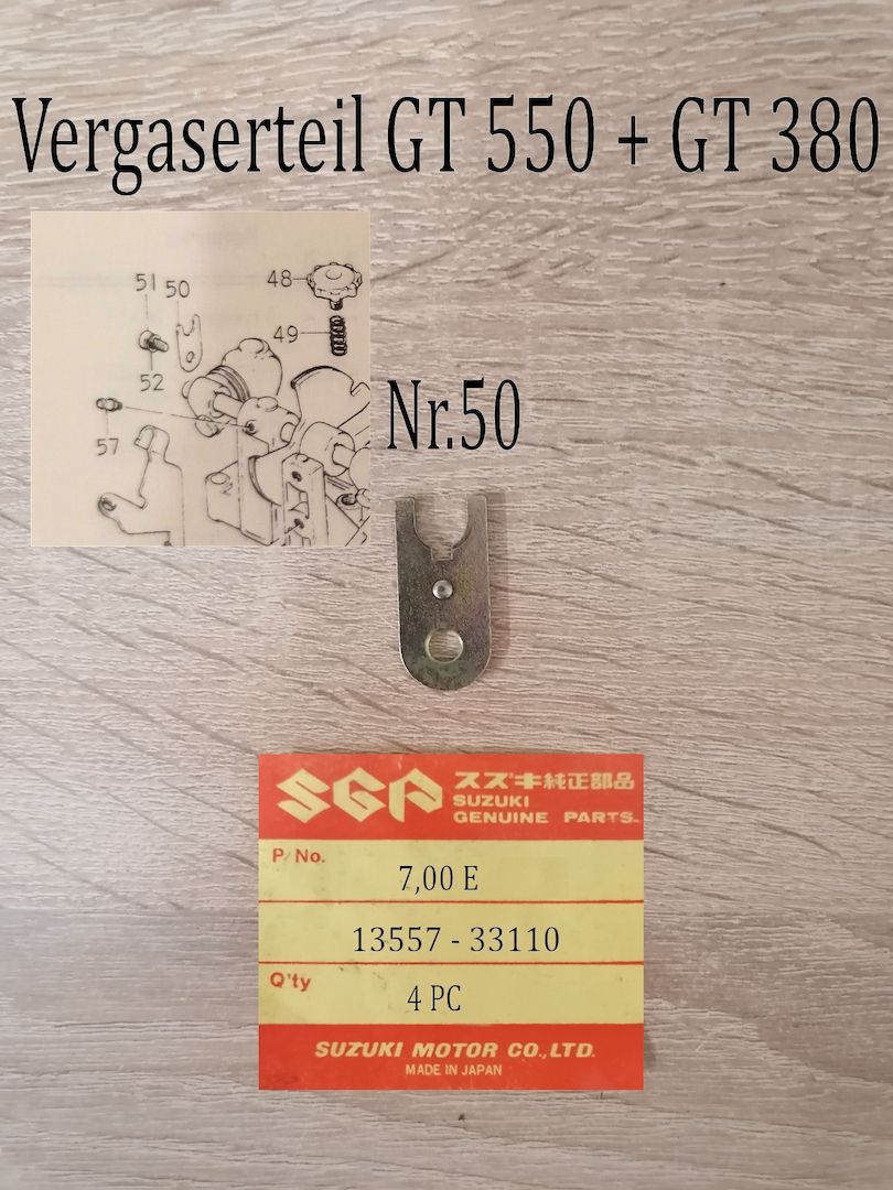 suzuki GT 550 - GT 380 Vergaserteile