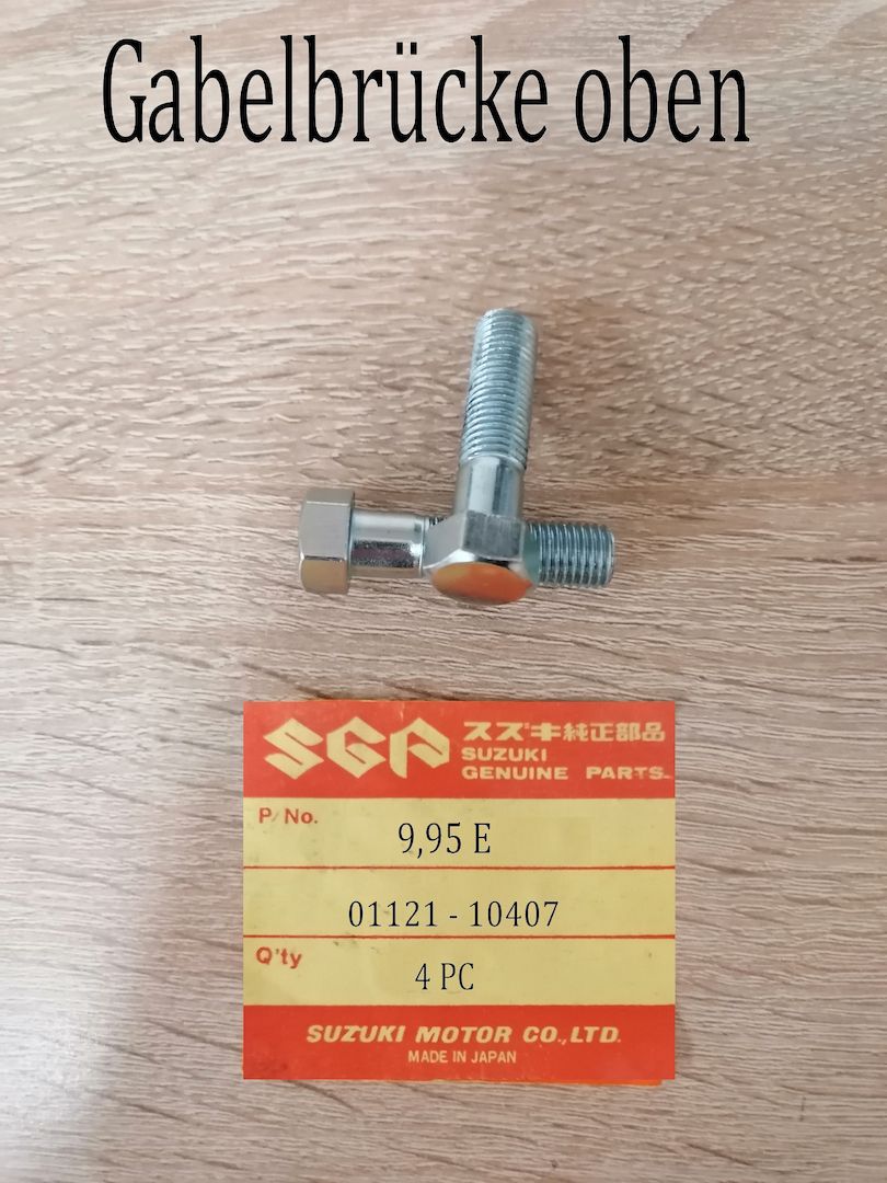 Suzuki GT 380 Schrauben Gabelbrücke