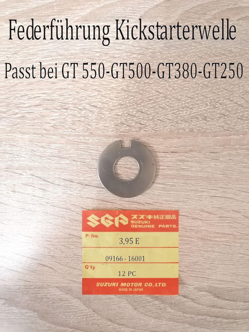 Suzuki GT 380 Federführung Kickstarterwelle Suzuki GT 380 Federführung Kickstarterwelle