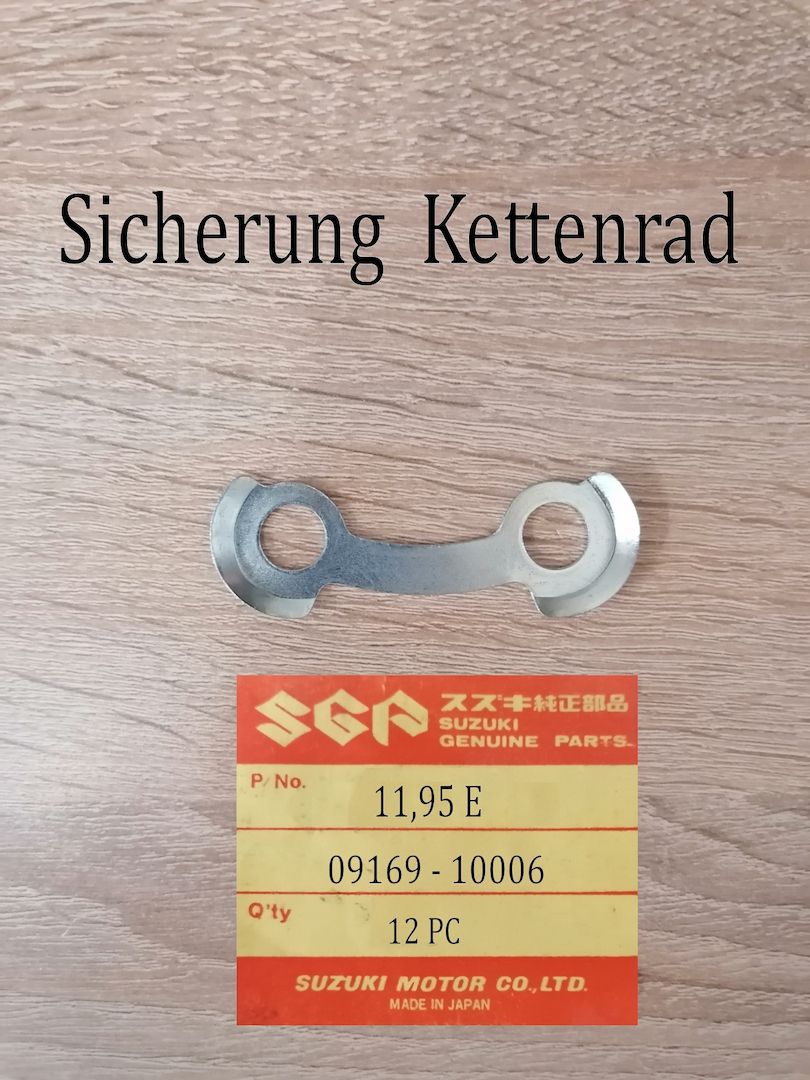 Suzuki GT 380 Sicherungsblech Kettenrad