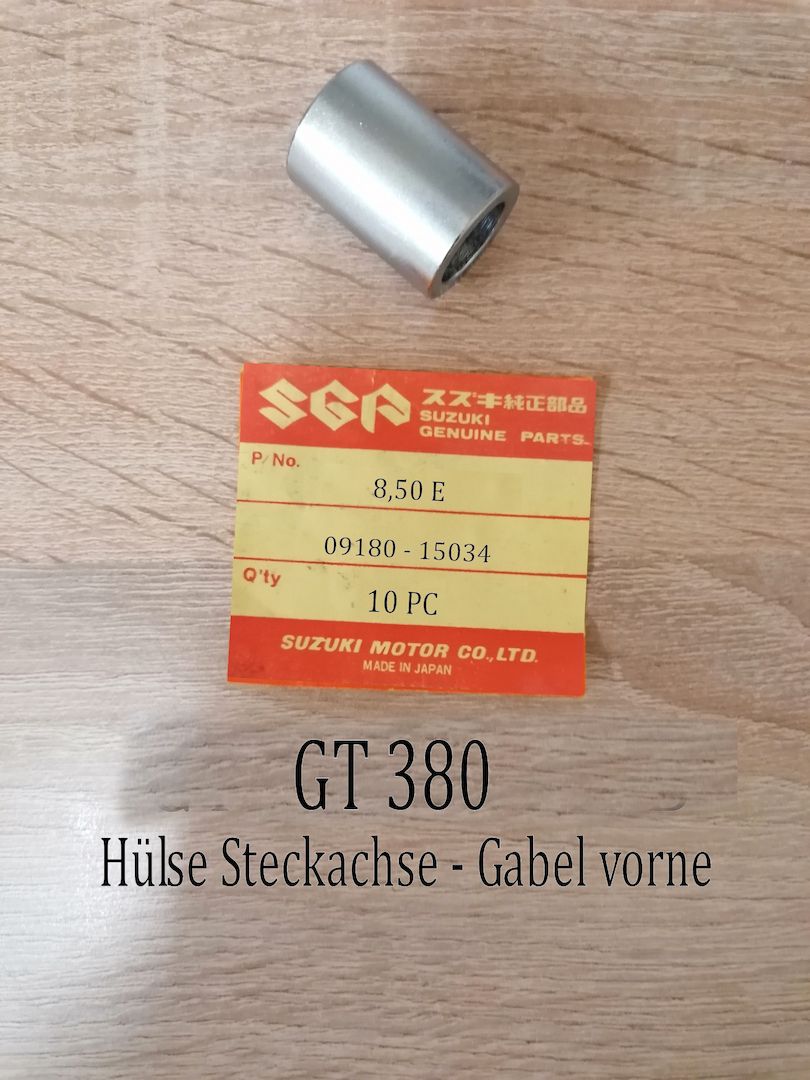 Suzuki GT 380 Hülse Steckachse vorne