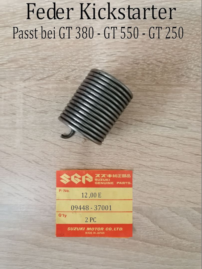Suzuki GT 380 Kickstarterfeder
