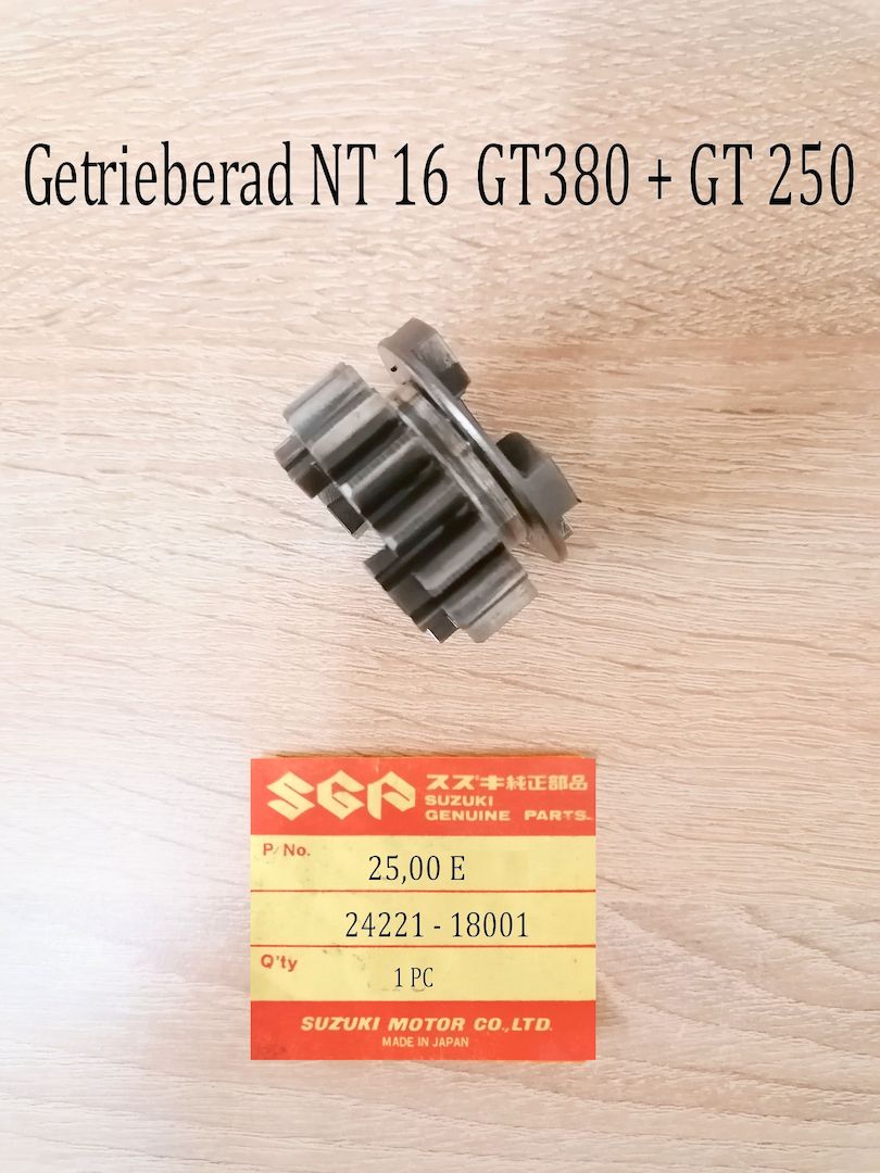 Suzuki GT 380  Getrieberad NT 16