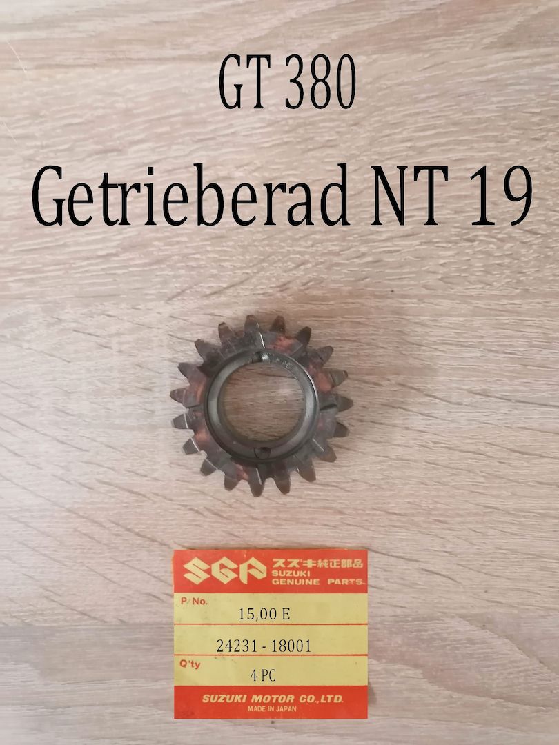 Suzuki GT 380 Getrieberad NT 19