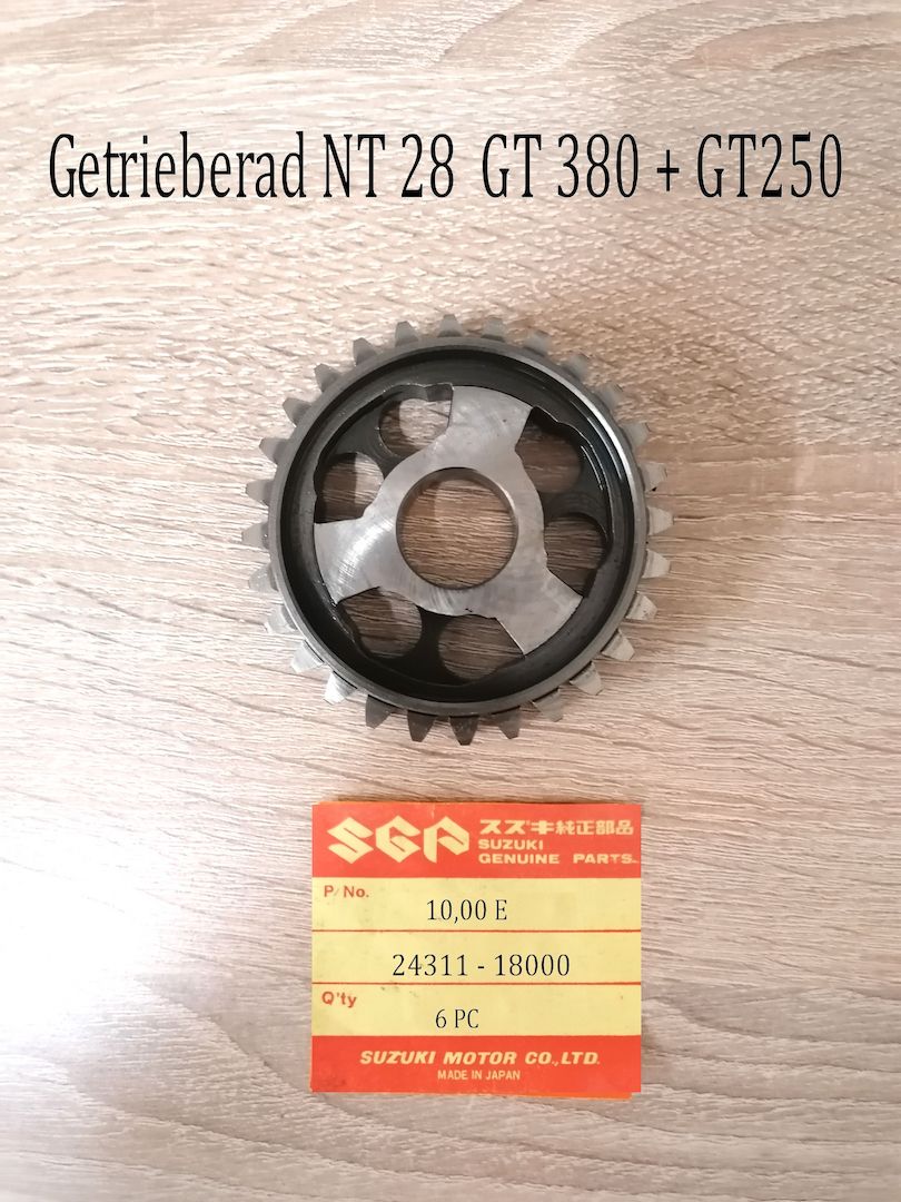 Suzuki GT 380 Getrieberad NT 28