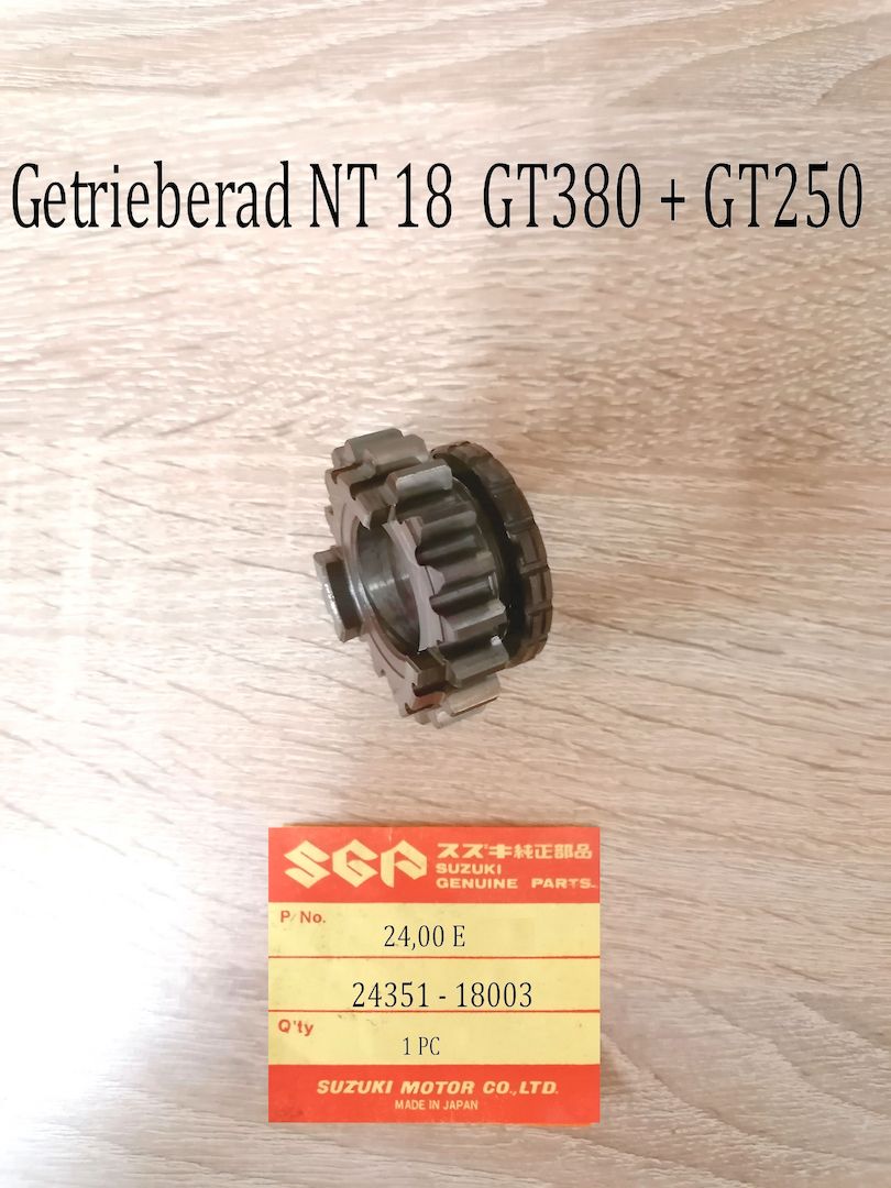 Suzuki GT 380 Getrieberad NT 18