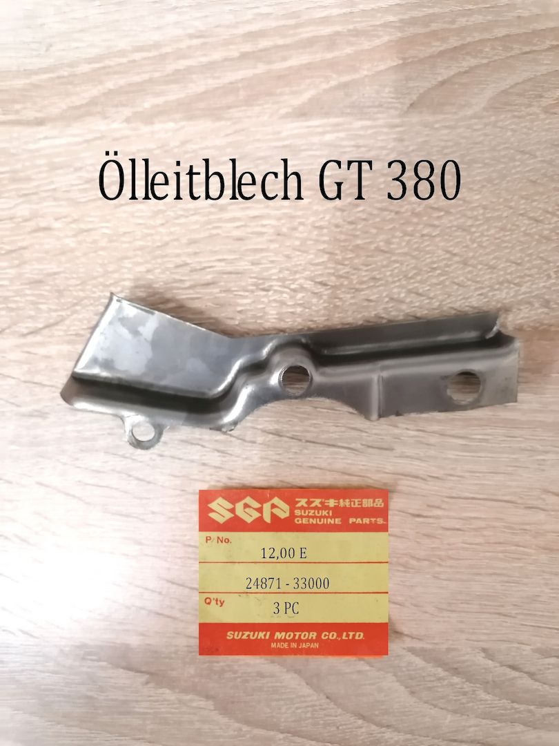 Suzuki GT 380 Ölleitblech