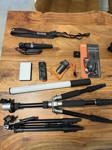 Cannon R6 mit 35mm Objektiv + Zubehör