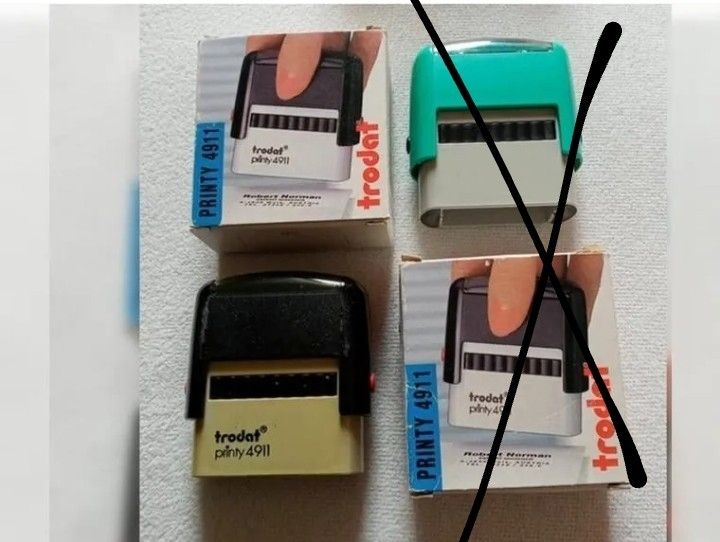 Trodat Printy 4911 Stempel ohne Adresse Stempelplatte