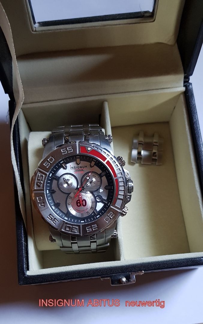 Originale INSIGNUM ABITUS neuwertig, Sammleruhr mit Wertsteigerung.... neuer Preis 200.-€..........