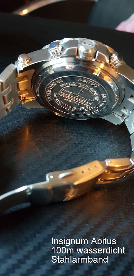 Originale INSIGNUM ABITUS neuwertig, Sammleruhr mit Wertsteigerung.... neuer Preis 200.-€..........