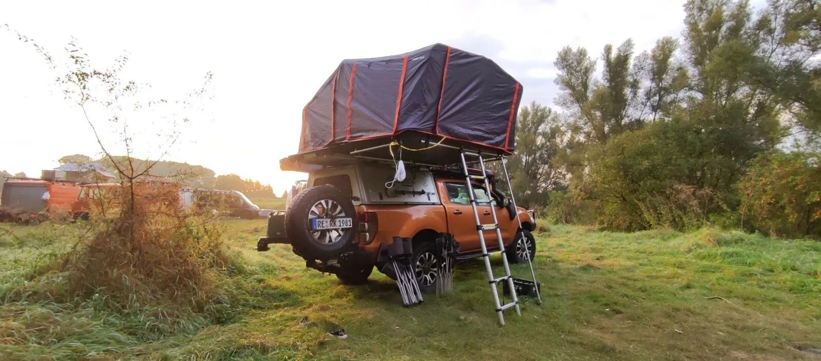 Rodin Pro, das größte Hartschalenzelt mit 22,50m Liegefläche 360grad Sicht