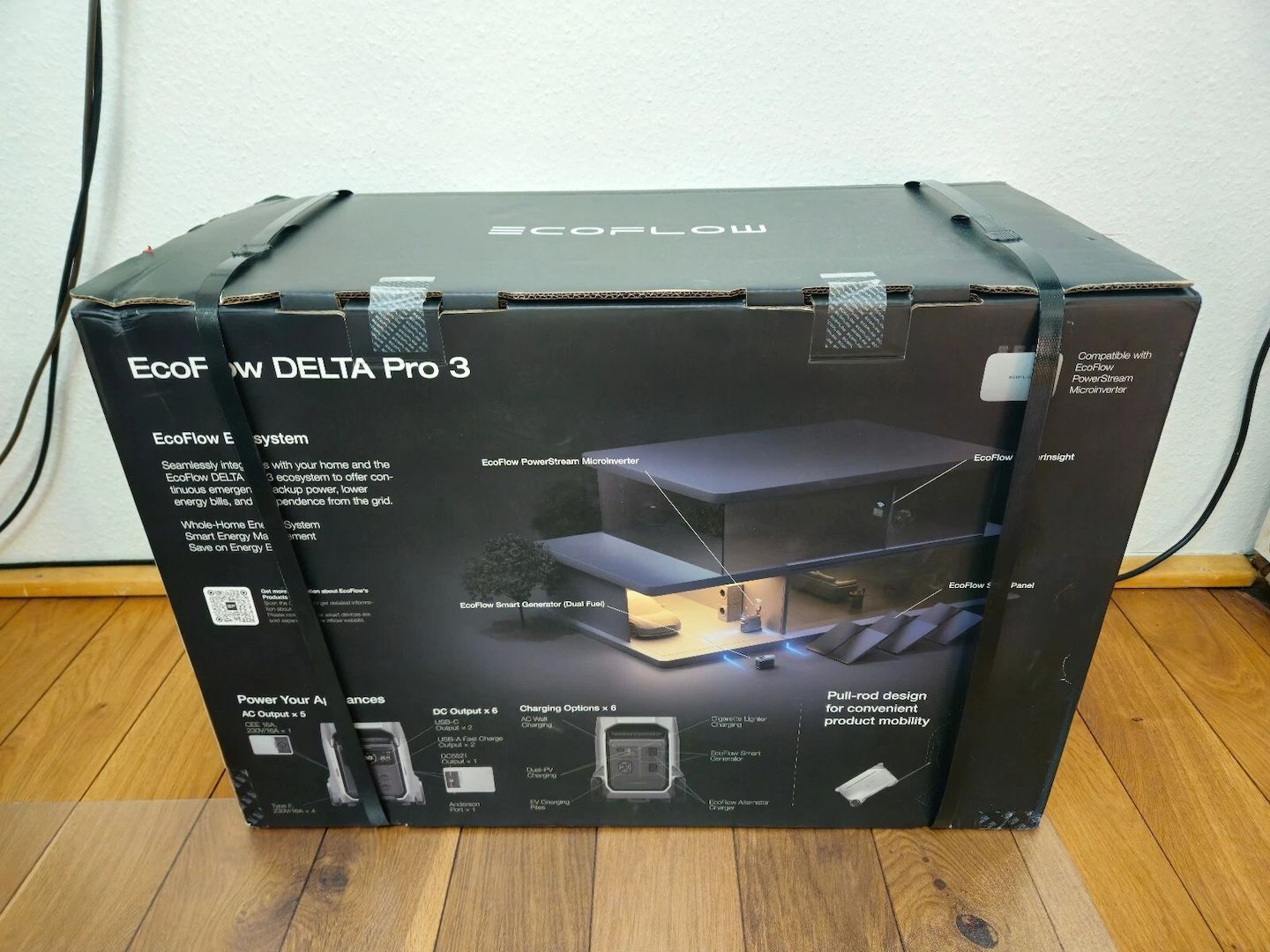 EcoFlow DELTA Pro 3 EU, tragbare Powerstation 4,0kWh LFP-Akku - neu in OVP