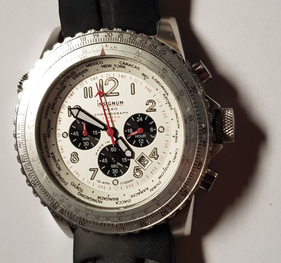 Originale INSIGNUM AERO Chronograph Rarität......  neuer Preis.... 150.-€.......