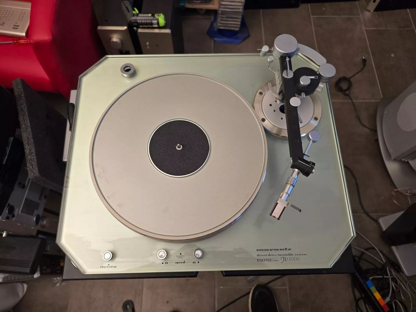 Plattenspieler Marantz TT 1000 Esotec Tonarm Dynavector DV-505