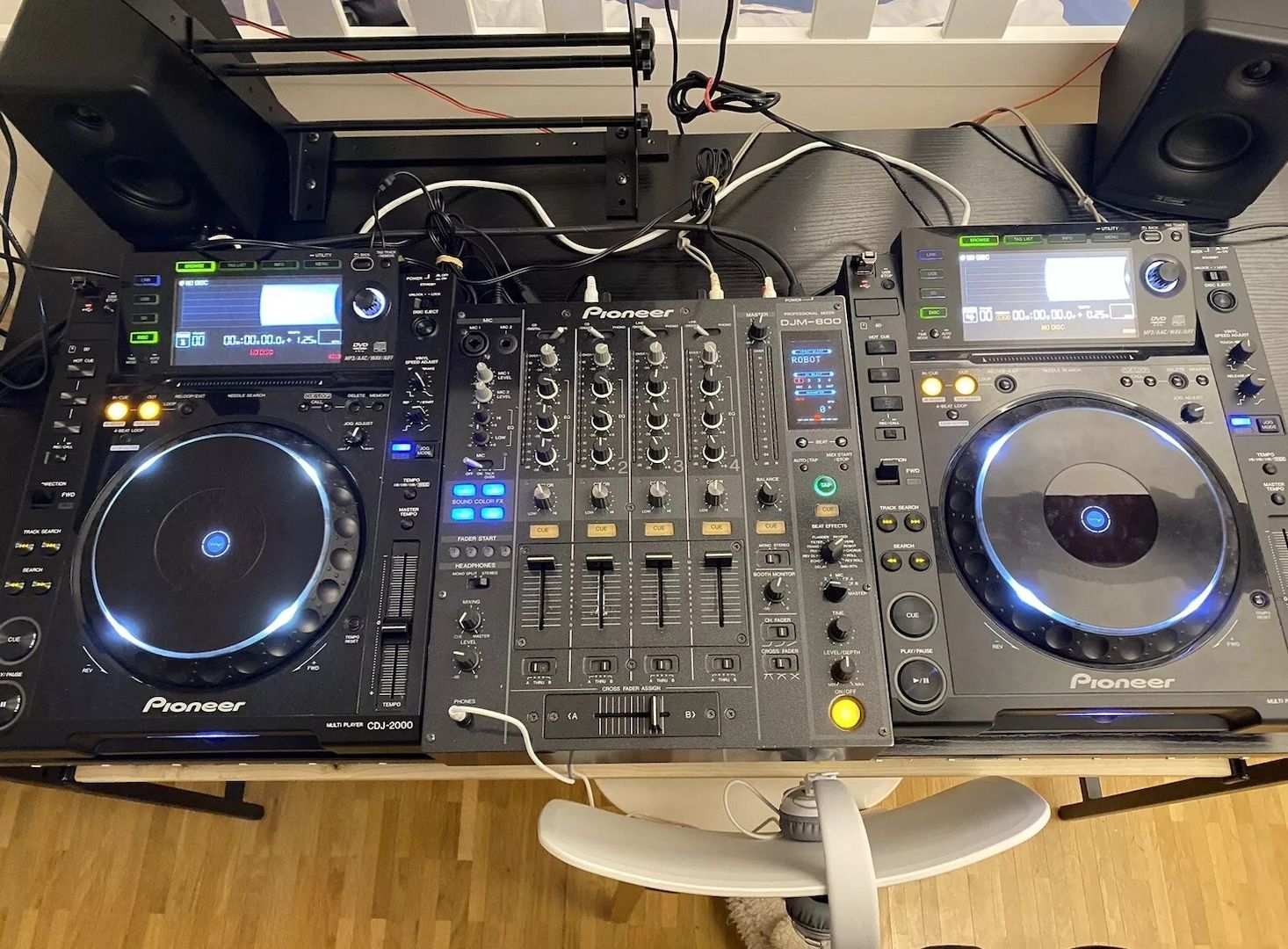 Djm 800 Pioneer+ 2x DDJ 2000 + Djm 250 km2