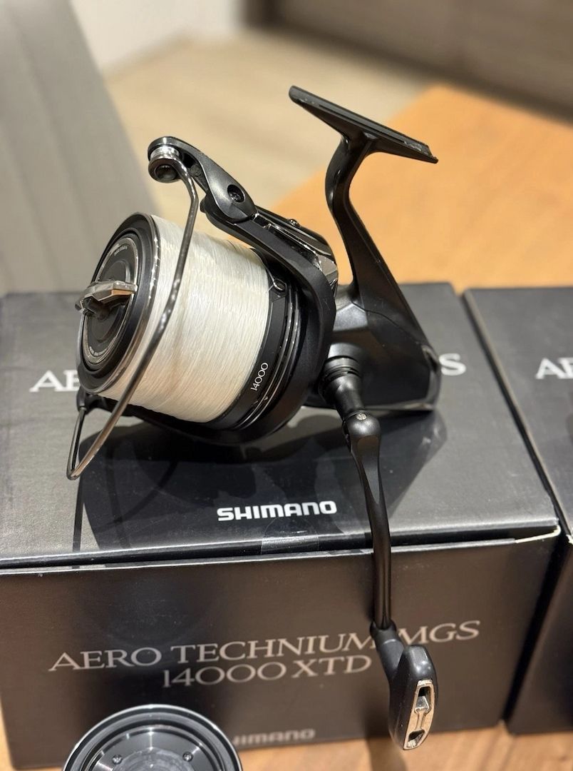 3 x Shimano Aero Technium Mgs 14000 XTD Rollen Traumhafter Zustand