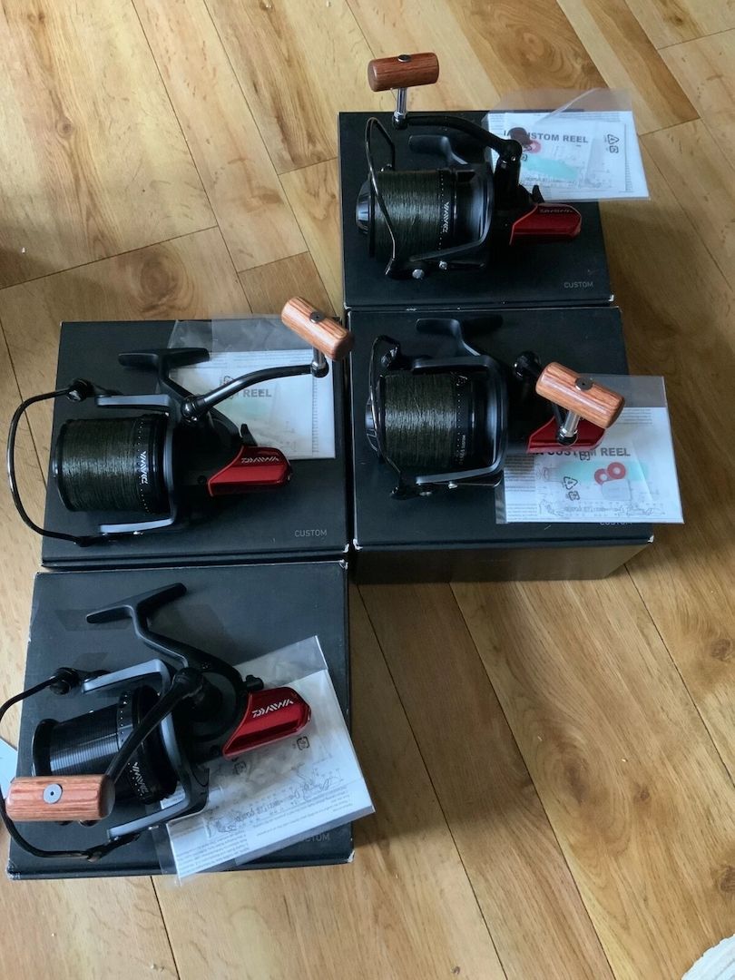 4 x Daiwa Basia Custom DCR 6 Rolle