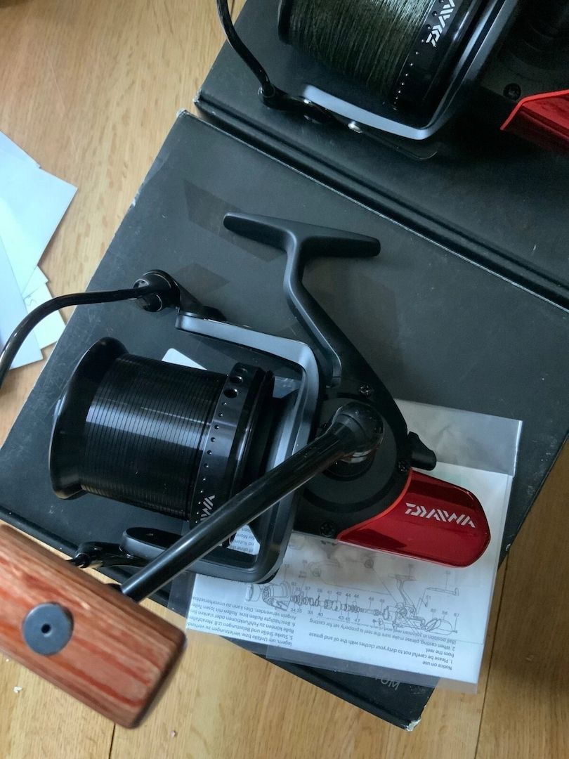 4 x Daiwa Basia Custom DCR 6 Rolle