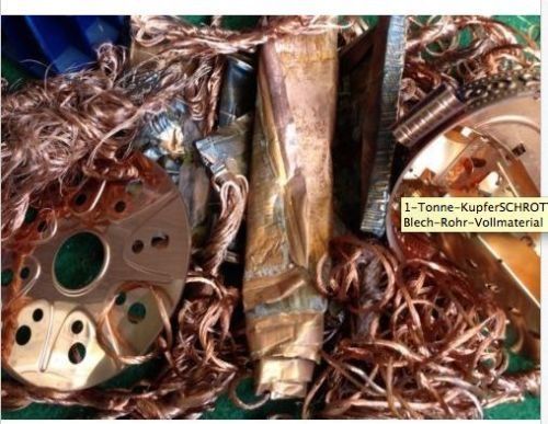 1 Tonne KupferSchrott,Draht,Kabel,Blech,Rohr,Spullen,Vollmaterial